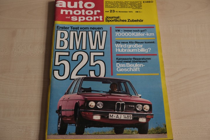 Deckblatt Auto Motor und Sport (23/1973)